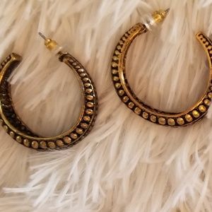 !SALE! Brass Open Hoops